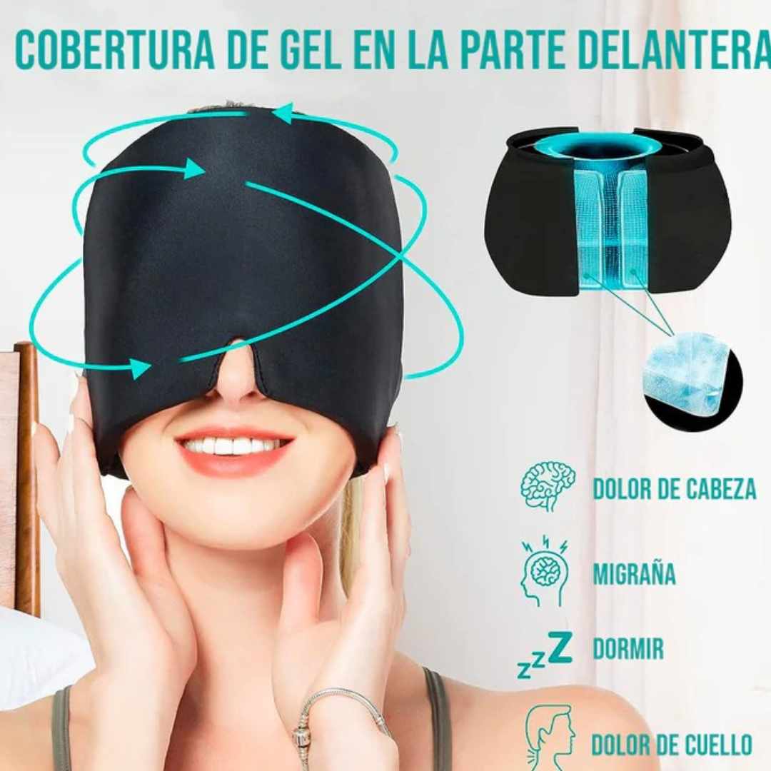 Gorro Antimigraña Gel Frio y Caliente